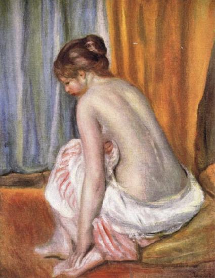 Pierre Renoir Back View of a Bather France oil painting art